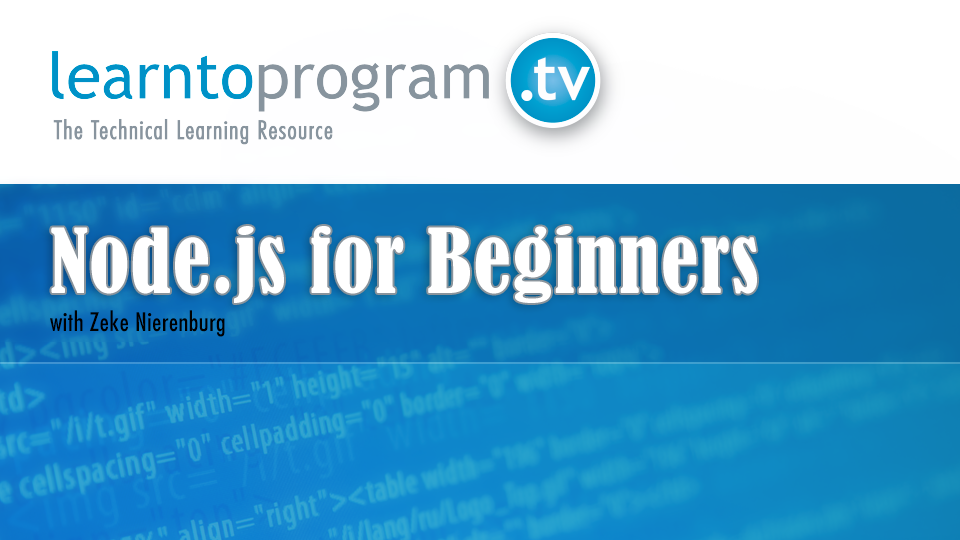 Node JS for Beginners