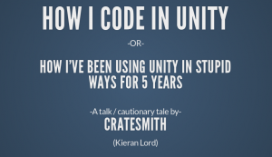 how to code in unity