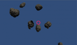 Randomly spawned asteroids