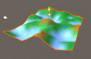 Level Tile with greater height map applied