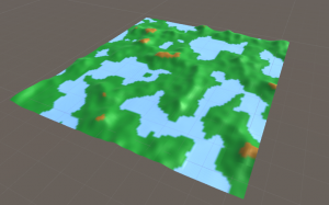 Level Tile object with numerous generated waves