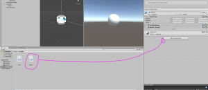 Unity Inspector with Stroke script pointing to Add Component