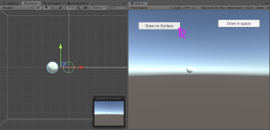 Unity drawing app test with left button