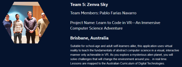 Zenva team at the Ultimate Coder Challenge