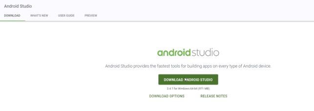Android Studio windows download