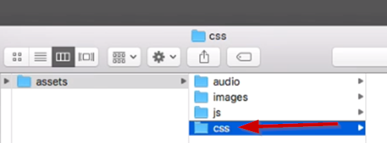 CSS folder added to Phaser project hierarchy
