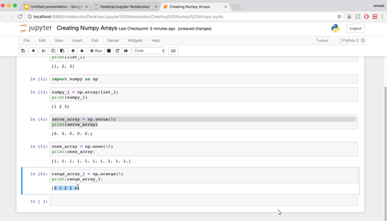 Jupyter Notebooks with cell 6 run