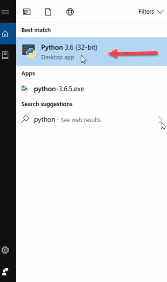 Python 3.6 desktop app on windows