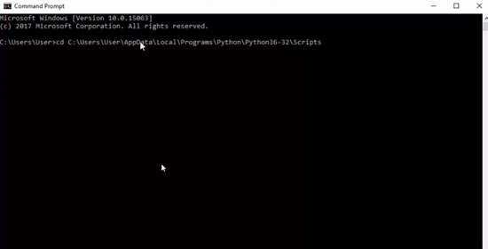 Command Prompt CDing to file path