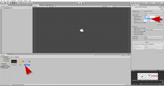 Unity Inspector with Multiple selected for toad sprite