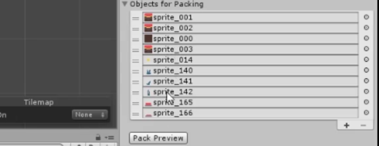 Unity Objects for Packing list