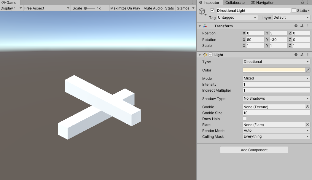 Unity orthographic view demonstration