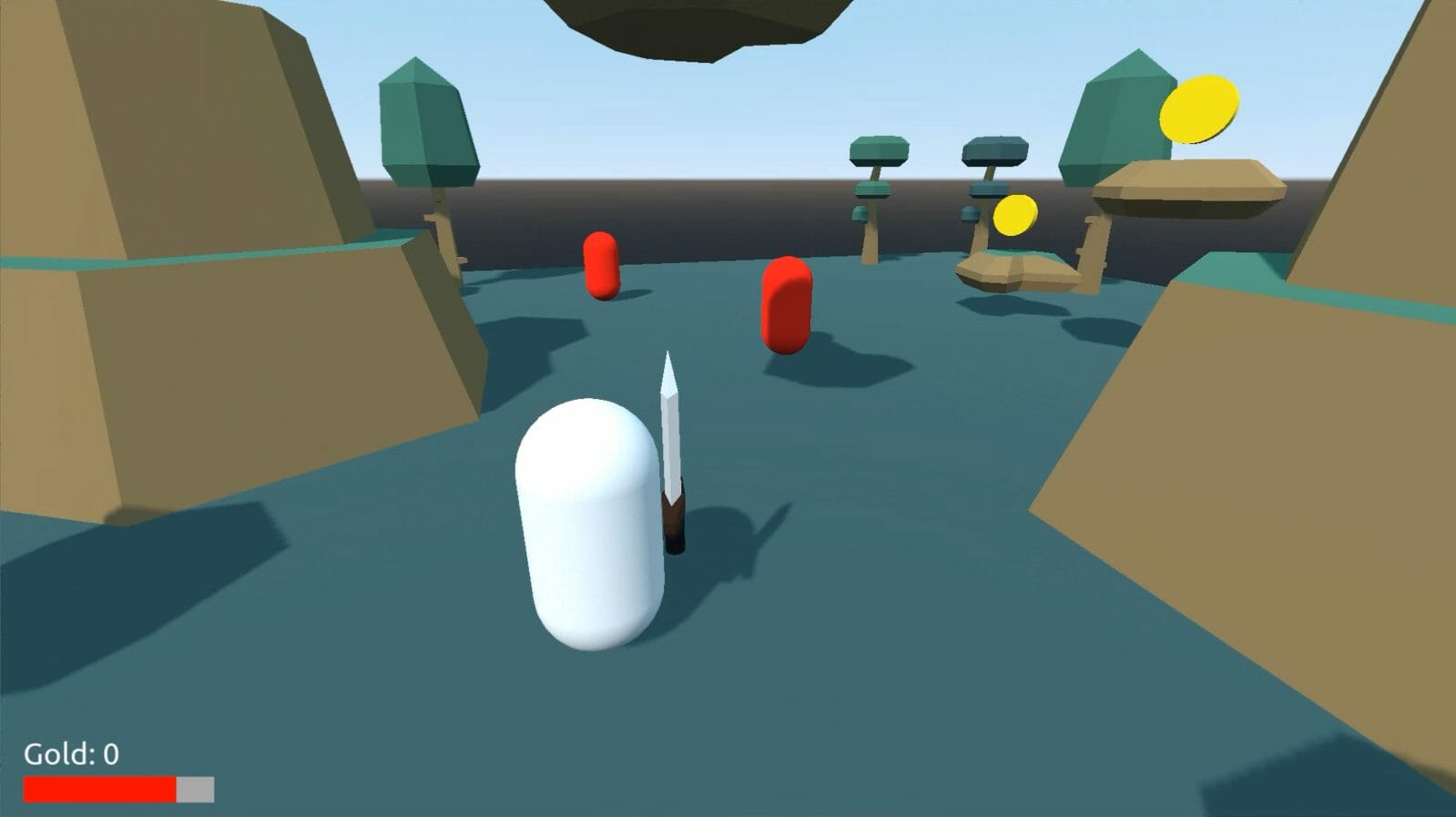 Screenshot of a simple Action RPG made with the Godot Engine
