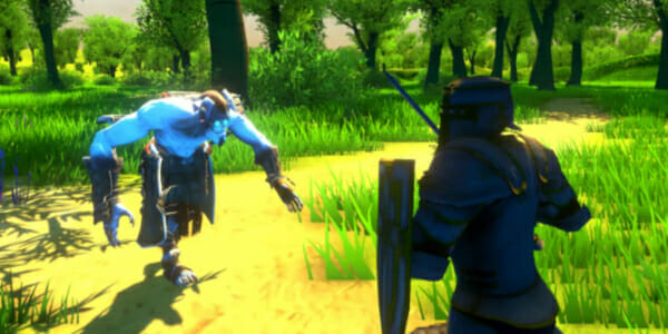 Screenshot of an action RPG project