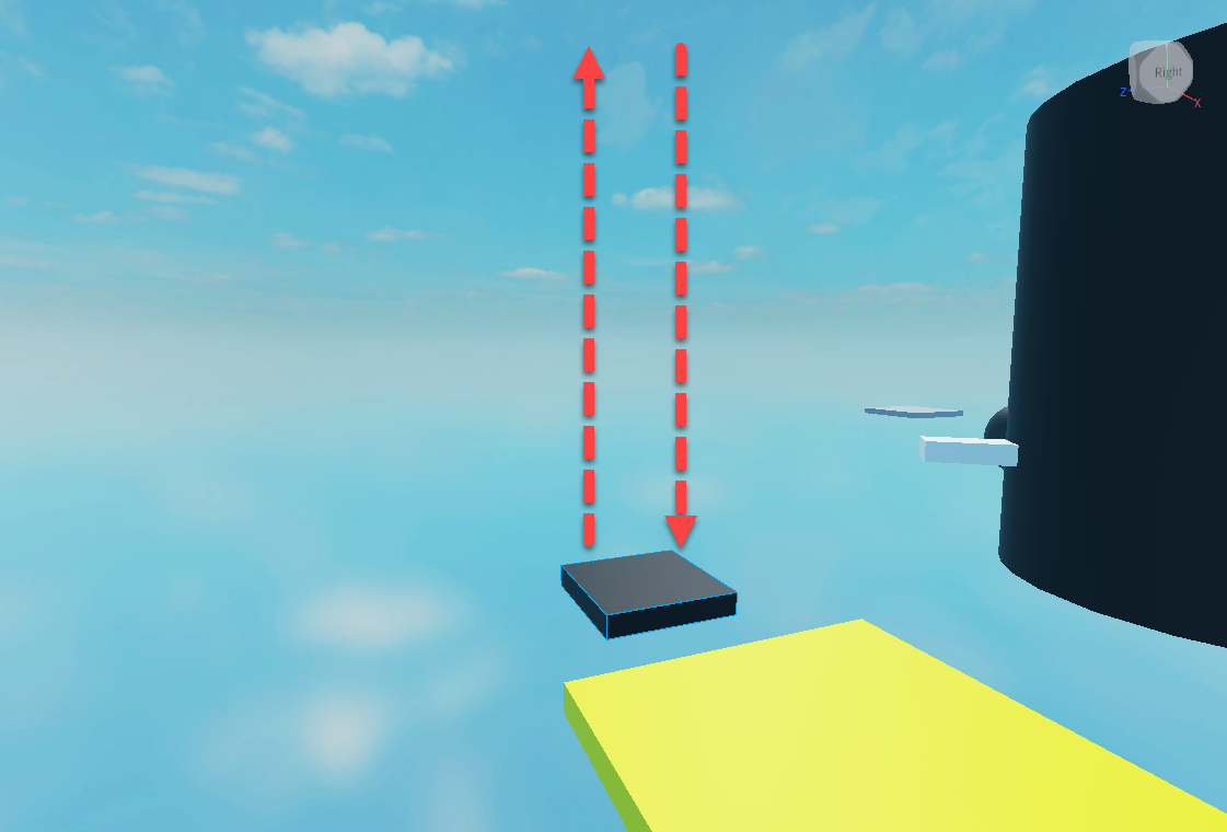 Moving platform up and down in Roblox Studio