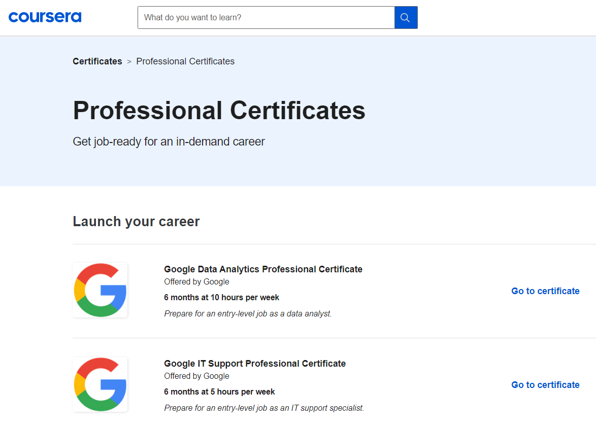 coursera-professional-certificates