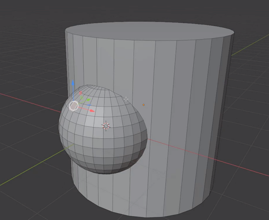 modified mesh with objects merged