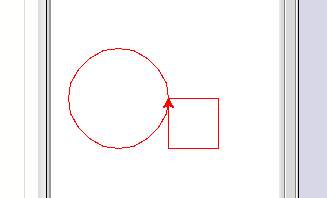 Screenshot of circle created with Python turtle