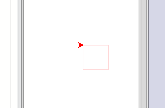 Screenshot of red cube made with Python turtle