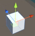Using a basic Cube to visualize the projectile