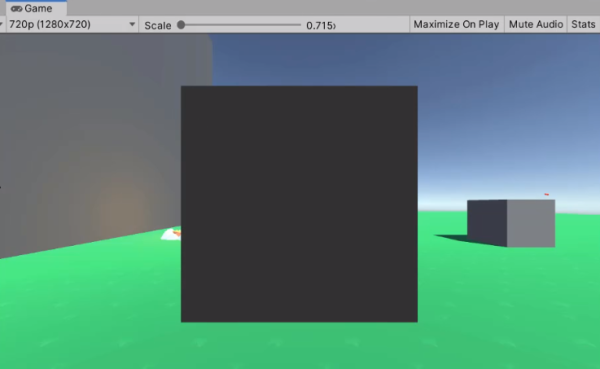 Black image on canvas in Unity