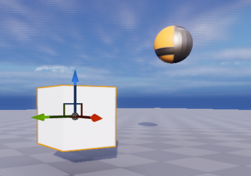 Adding a Cube object to the level in Unreal Engine
