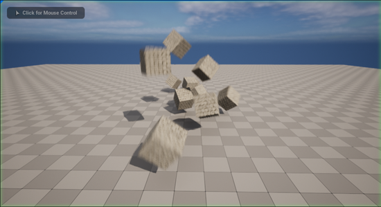 Spawning 10 cubes in Unreal Engine