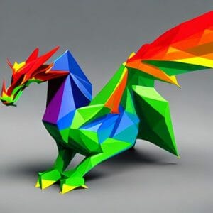 Dragon AI Generated with Stable Diffusion