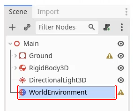 WorldEnvironment node