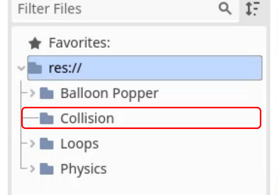 new folder Collision