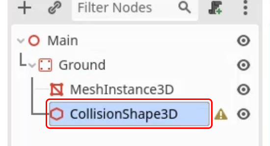 CollisionShape3D node