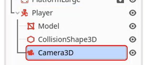 Camera3D node
