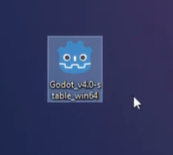 Icon to launch the Godot application file