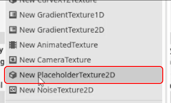 New PlaceHolderTexture2D