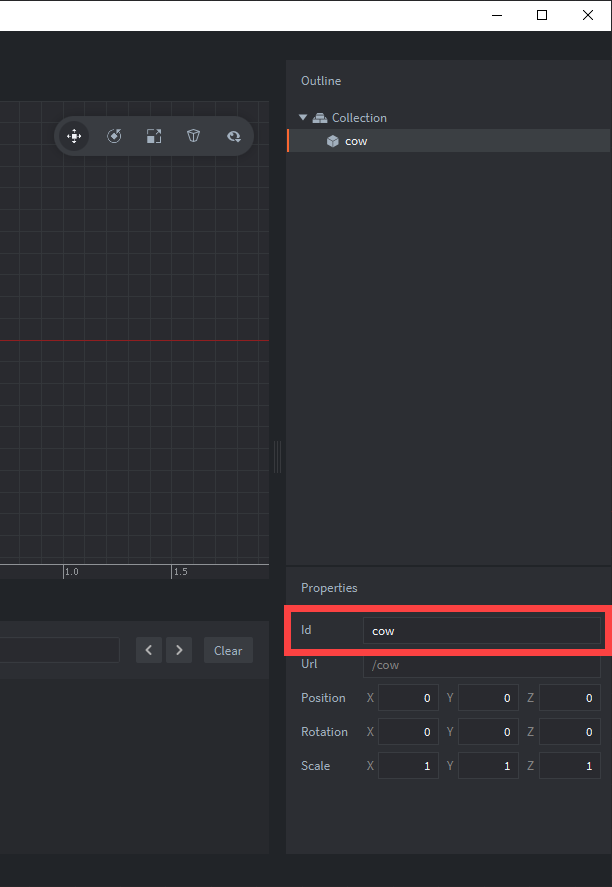 How to Make a Game in Defold 62 change cow name id