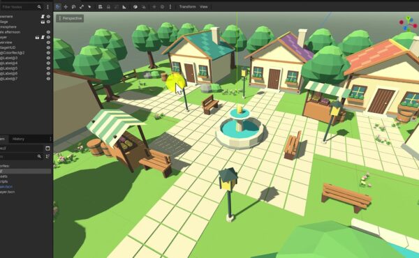 How to Use Blender MCP to Build a Godot 3D Scene with GPT Astra 12 An AI-generated low-poly village imported into Godot with an organized scene tree and project structure.